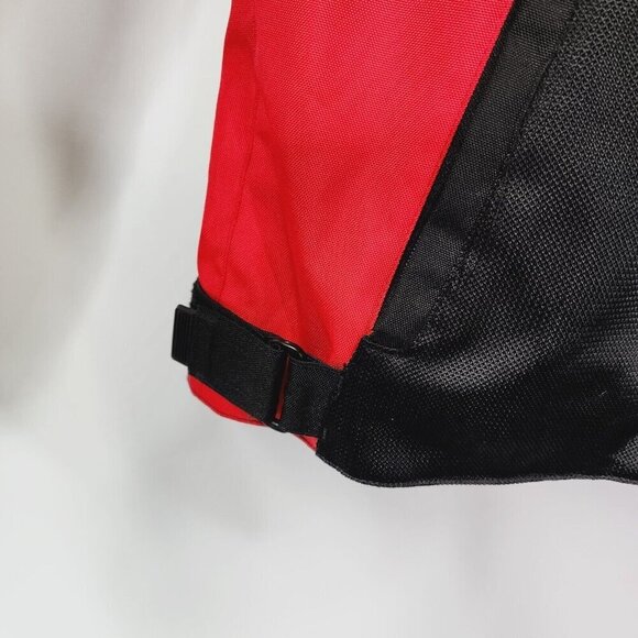 SEDICI Mesh Motorcycle Jacket Black Red White Mens Medium MISSING ARMOUR - Picture 7 of 16